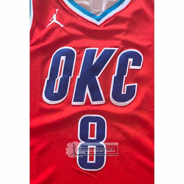 Camiseta Oklahoma City Thunder Jalen Williams NO 8 Statement 2024-25 Naranja